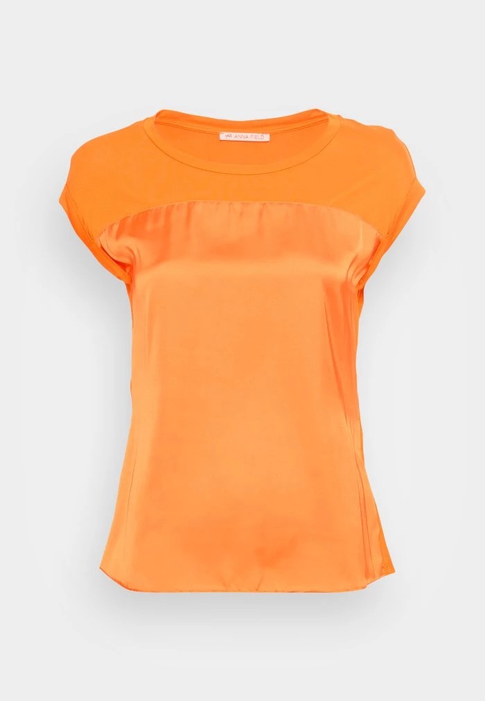 Chemise ANNA FIELD Anna Field Basic T-shirt Orange Femme | UGW-7148289